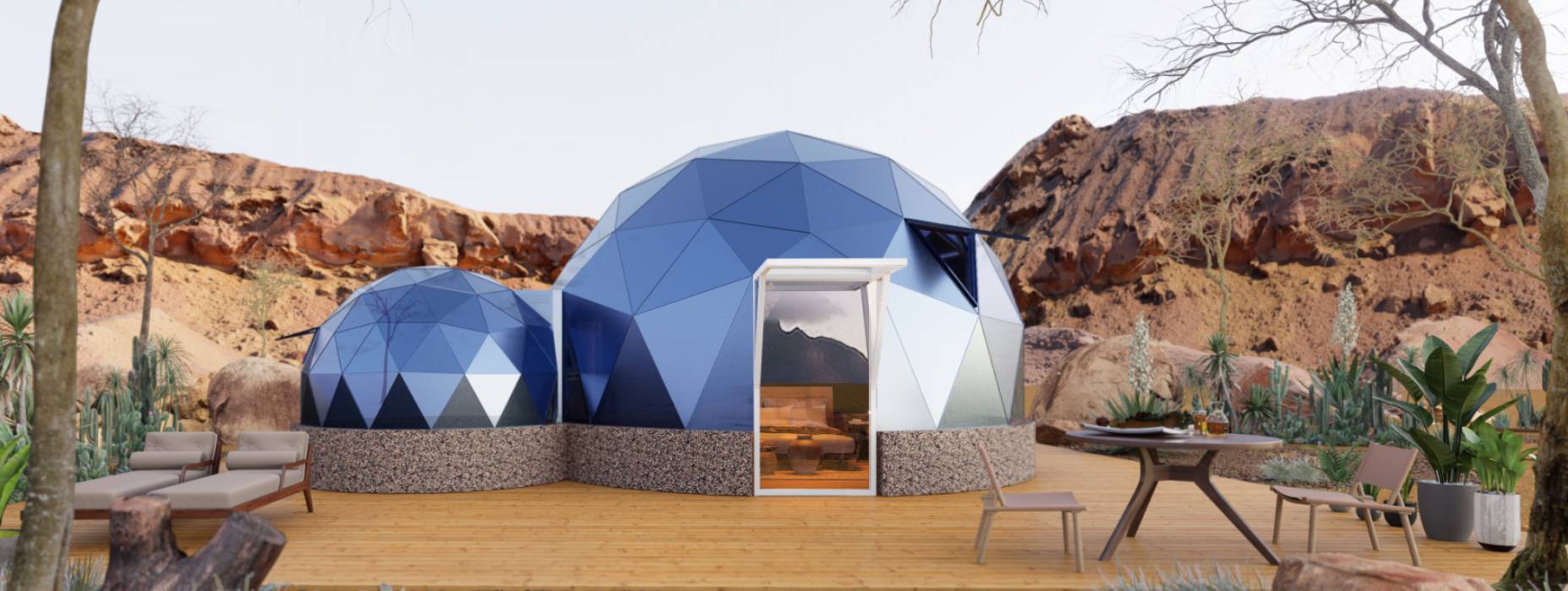 旅顺口区球形智能光伏玻璃星空房